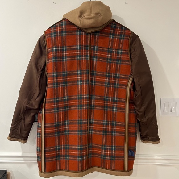 Brooks Brothers Men's Beige Wool Duffel Coat - XXL - Great Condition with Flaws - Picture 6 of 16